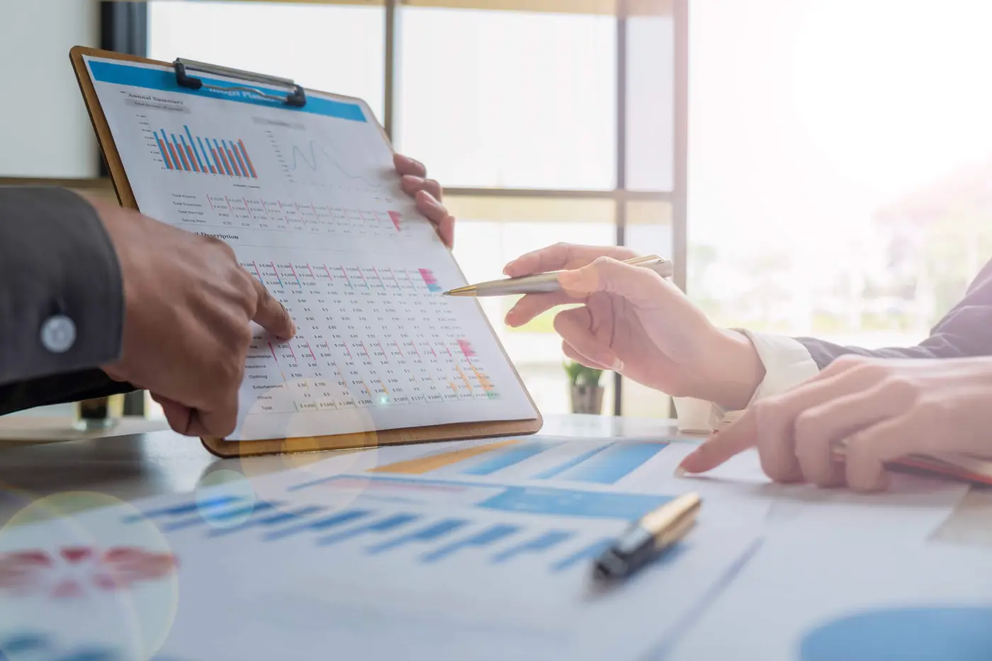 business forecasting and presentation to cient